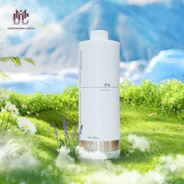 Oxy trợ nhuộm Leo mới OL6M 6% 1000ml - Hỗ trợ nhuộm tóc đều màu, mềm mượt