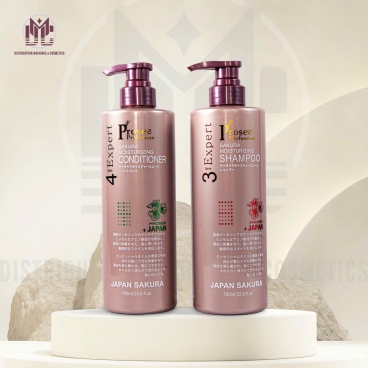 Cặp Gội Xả Prosee Sakura Tím PS4/PC4 700ml– Cho Tóc Dầu, Giảm Bết Dính & Chống Rụng