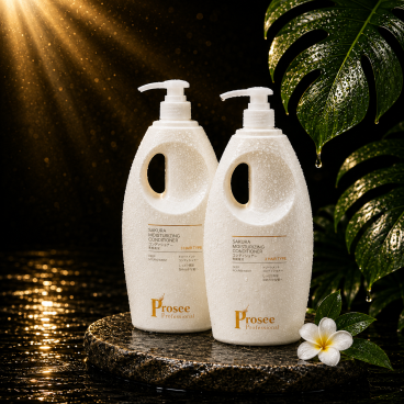 Cặp Can gội /xả  siêu mượt Prosee 1850ml PC17/PS17 - Dưỡng ẩm, phục hồi & làm dịu tóc khô xơ