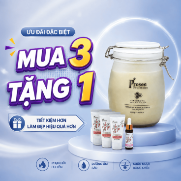 [Mua 3 tặng 1] Bộ Hấp Thủy Tinh PH1 Prosee – Dưỡng Tóc Mềm Mượt, Bóng Khỏe & Giảm Xơ Rối